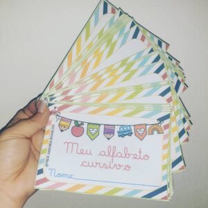 MEU ALFABETO CURSIVO