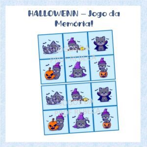 Halloween: Jogo da Memória