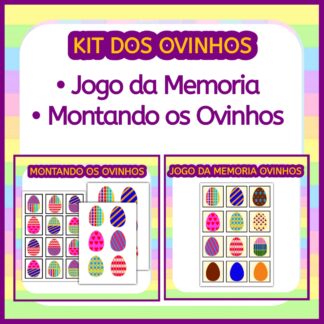 Kit Jogos Ovinhos Coloridos