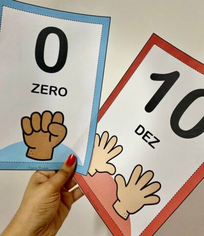 CONTANDO NOS DEDOS - 0 A 10