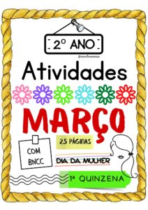 ATIVIDADES MARÇO (1ª QUINZENA)