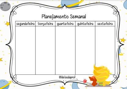 Planejamento semanal Pequeno Princípe - Image 2