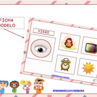ATIVIDADE ESTRUTURADA OS 5 SENTIDOS