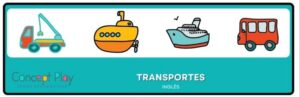 Jogo transportes – Inglês