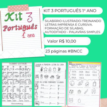 CADERNO 2 PORTUGUÊS 1º ANO - Image 2