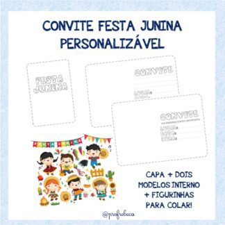 Convite Festa Junina Personalizável