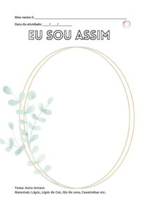 Atividade – auto retrato e reconhecimento da idade