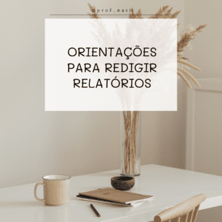 Orientações para Relatórios