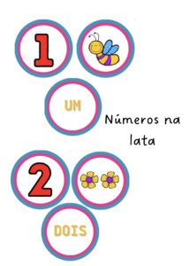 NÚMEROS NA LATA