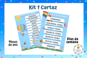 Kit 1 cartaz Sala de aula