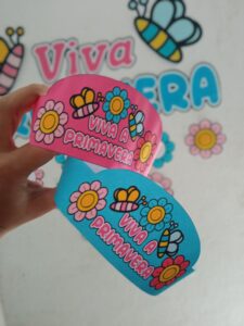 Painel e coroa primavera