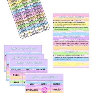 BINGO DOS VERBOS