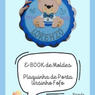 MOLDE PLAQUINHA DE PORTA URSINHO FOFO