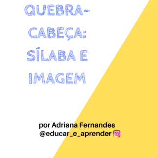 Quebra-cabeça : sílaba e imagem