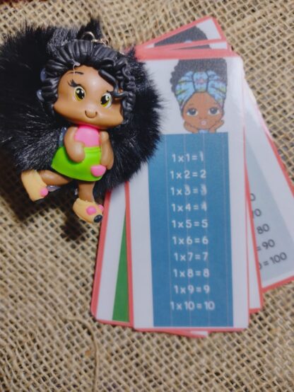 Card Tabuada menina