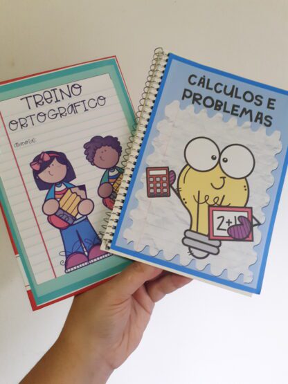 Combo Projetos mensais treino ortográfico e cálculos e problemas