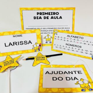 Kit Primeiro dia de Aula ⭐️💛