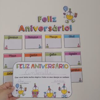 Mural e Cartão de Aniversário