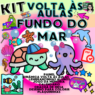 KIT VOLTA ÀS AULAS FUNDO DO MAR