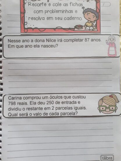 Combo Projetos mensais treino ortográfico e cálculos e problemas - Image 30