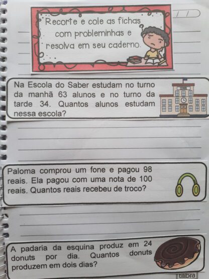Combo Projetos mensais treino ortográfico e cálculos e problemas - Image 38