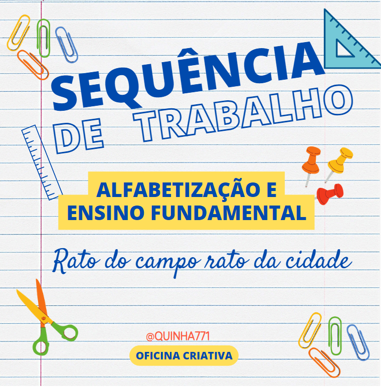 SEQUÊNCIA DIDÁTICA RATO DO CAMPO RATO DA CIDADE