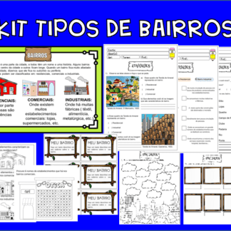 KIT Tipos de Bairros 3º ano
