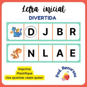 Recurso Letra Inicial Divertida