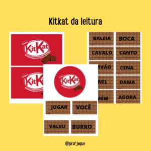 Kitkat de barrinhas de chocoleitura
