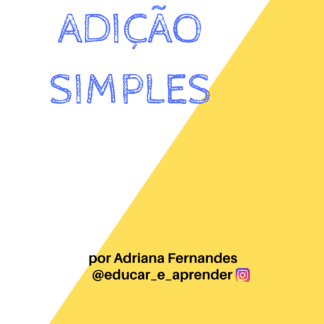 Exercícios de Matemática - Adição Simples