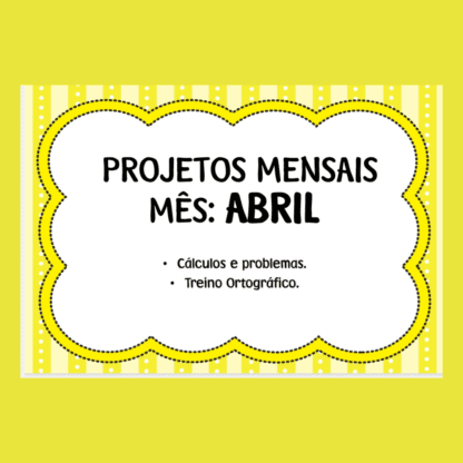 Combo Projetos mensais treino ortográfico e cálculos e problemas - Image 56