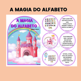 História na luva: A magia do alfabeto.