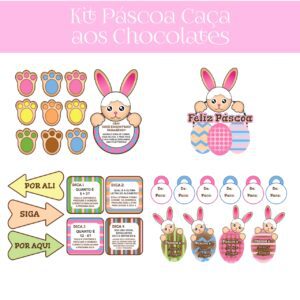 Kit Páscoa Caça aos Chocolates