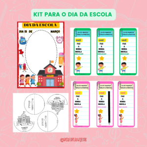 Kit para o dia da escola.
