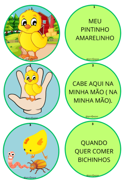 Luva musical: Meu pintinho amarelinho. - Image 3