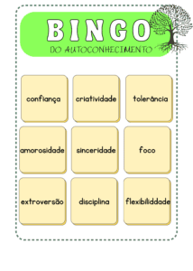 Bingo da autoconfiança