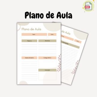 Plano de Aula Diário - Planner