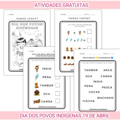 Atividades Dia dos Povos Indígenas