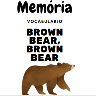 Memória vocabulário livro Brown Bear