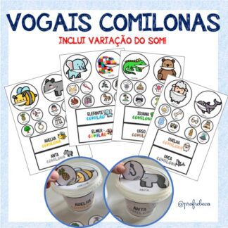 Vogais Comilonas e Atividades sobre as vogais!