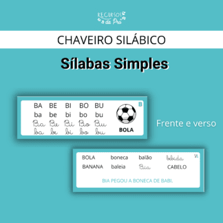 Chaveiro - Sílabas Simples