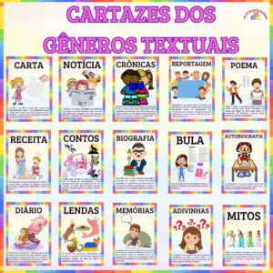 CARTAZES DO GÊNEROS TEXTUAIS