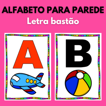 Alfabeto letra bastão