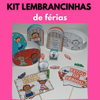 Kit de lembrancinhas para as férias
