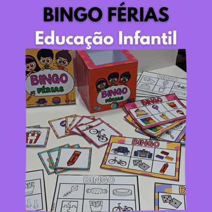 Bingo Férias Educação Infantil