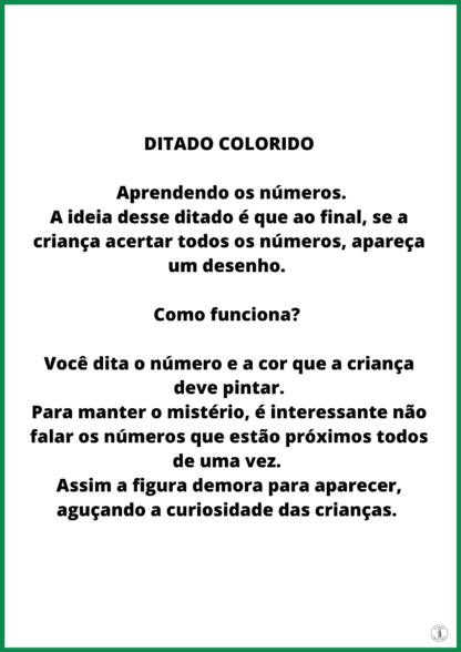 DITADO NUMÉRICO COLORIDO (MATEMÁTICA) - Image 3