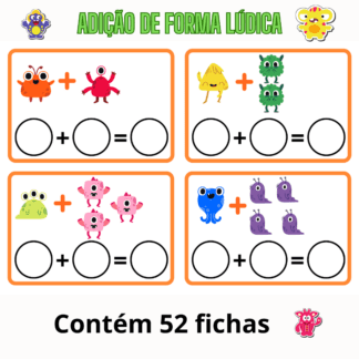 Adição com os monstrinhos