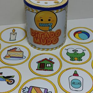 Ditado mudo na lata (palavras simples).