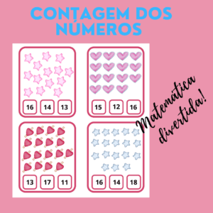 Jogo números e quantidade