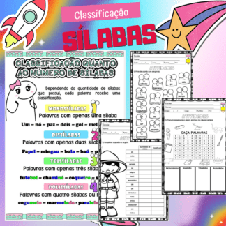 Kit Classificação quanto ao número de sílabas